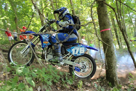 WR250 with a Trials Tire