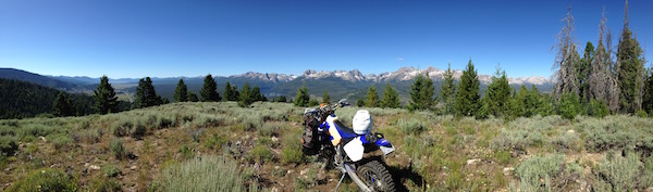 A Grand View of the Sawtooth Mountains
