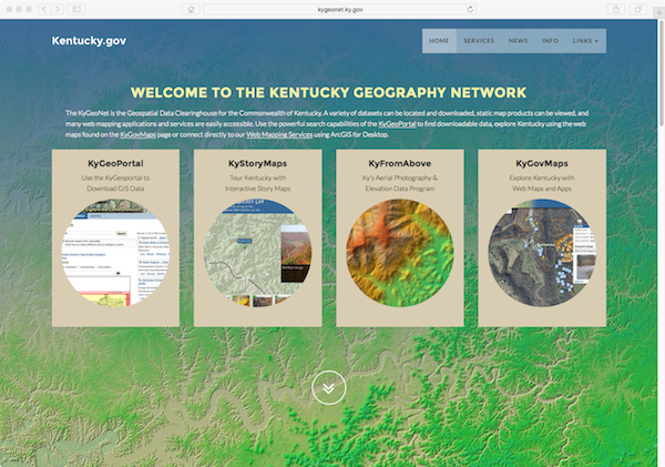 KyGeoNet Homepage