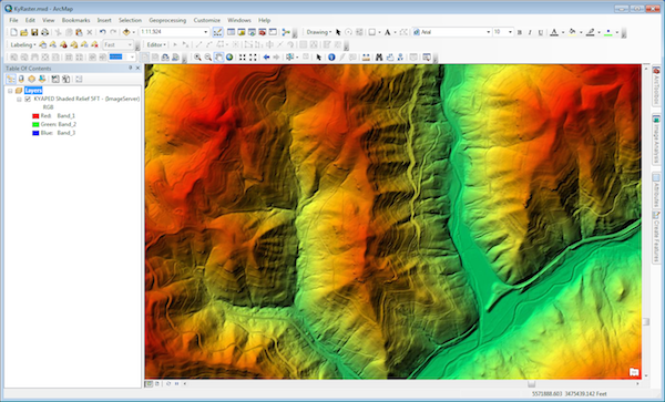 KyRaster Layer in ArcMap