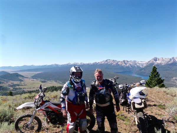 Chip & Dwayne - Redfish Lake in the Background