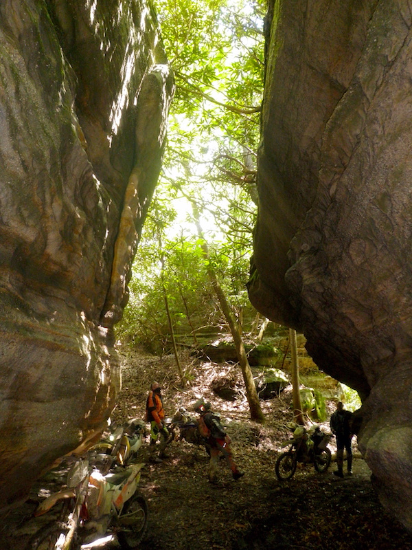 Jeff, John, & Justin checking out the Sandstone