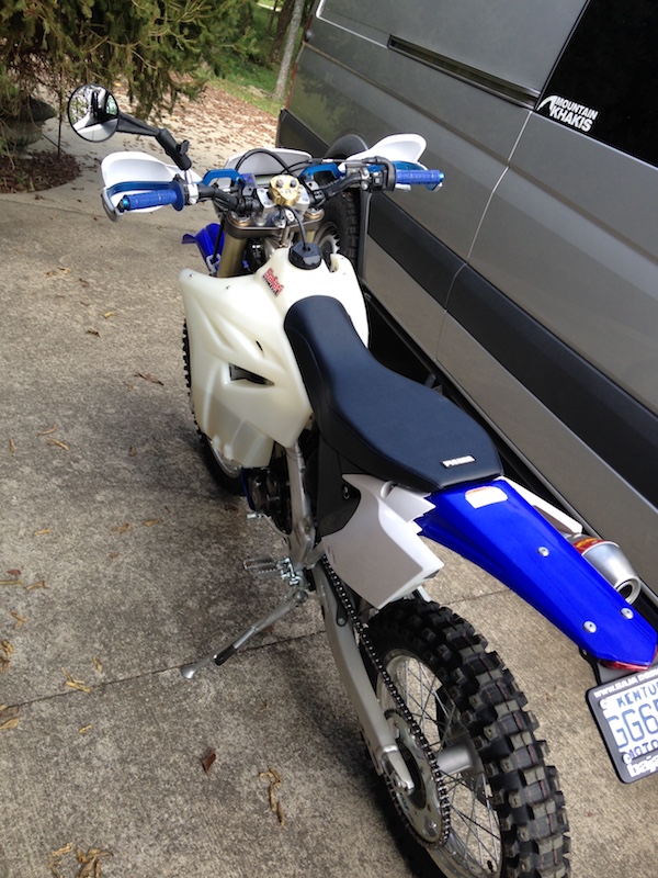 Wr450 adventure hot sale bike