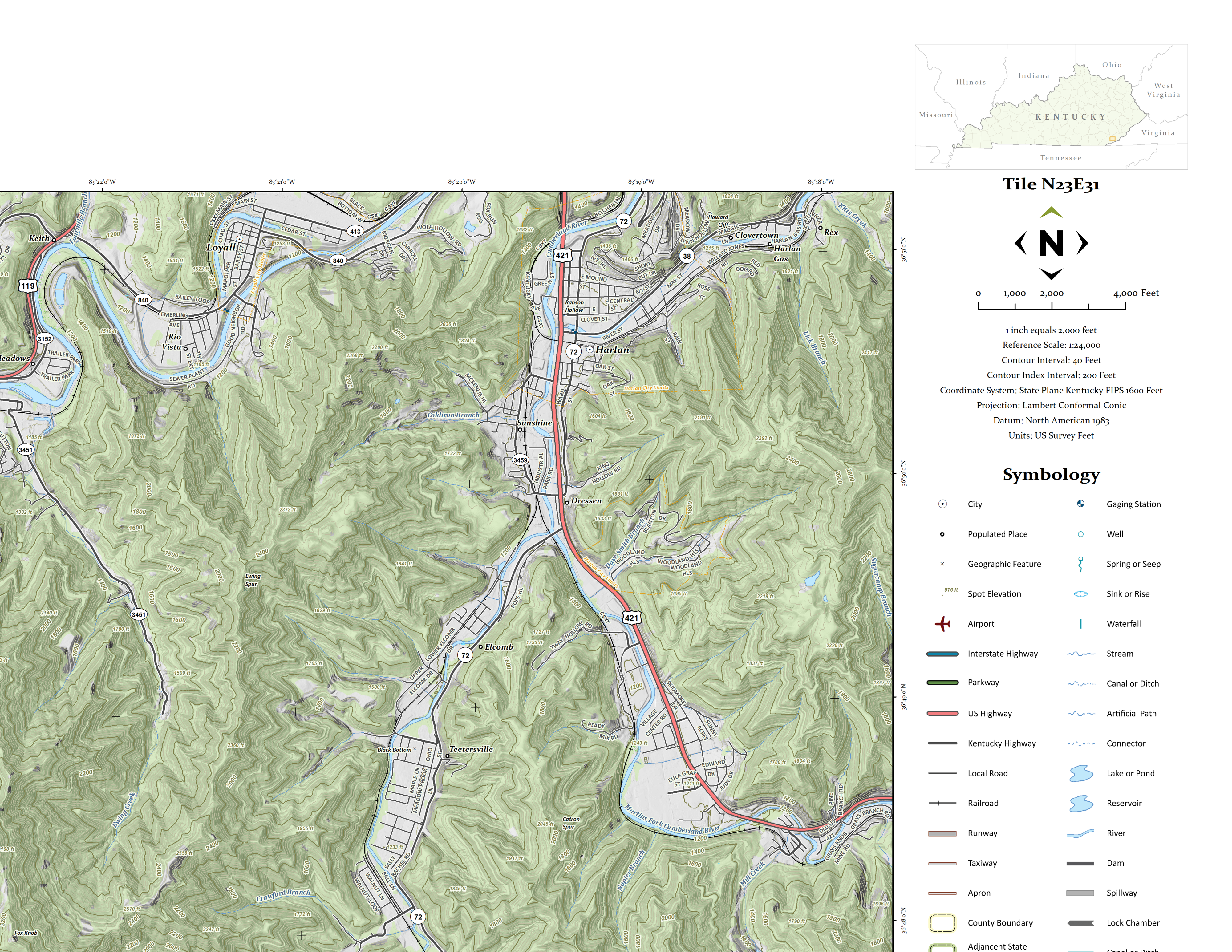 Kytopo Kentucky S New Topographic Map Series The View From