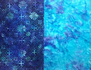 Batiks from the Quilt Shop in Custer, South Dakota
