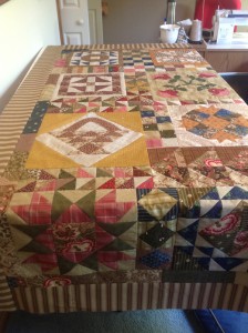 Civil War Legacy finished Quilt top