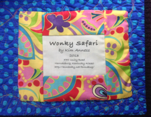 Wonky Safari Label