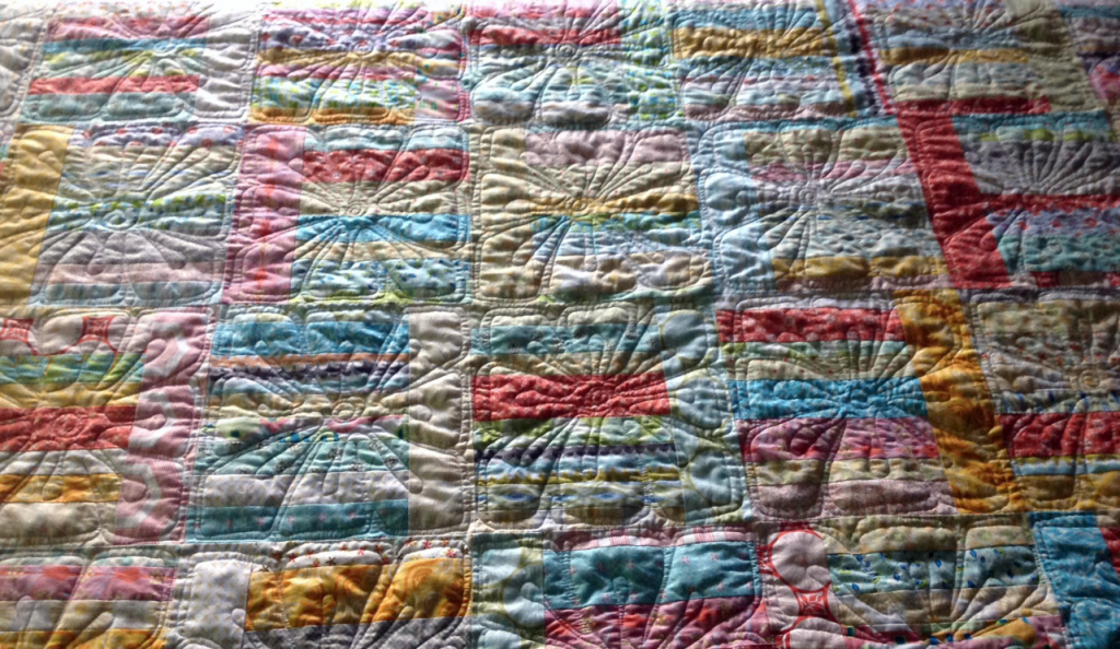 Sunday Morning Quilt quilting